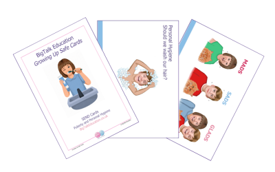 SEND Growing Up Safe Cards – Puberty & Personal Hygiene